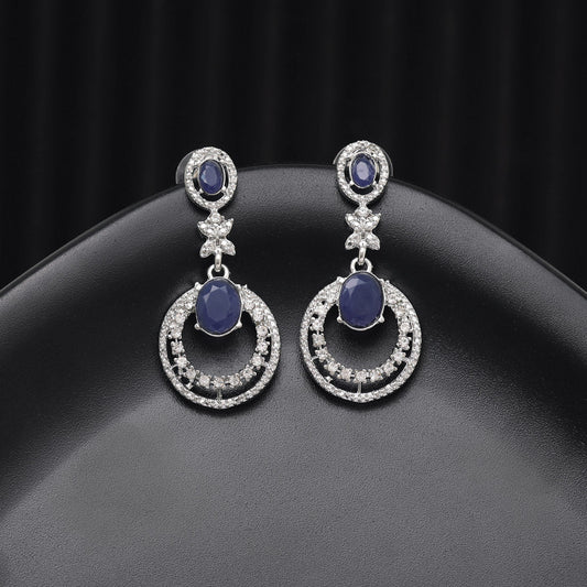 Blue Color Fashion Earrings - eindiawholesale.com