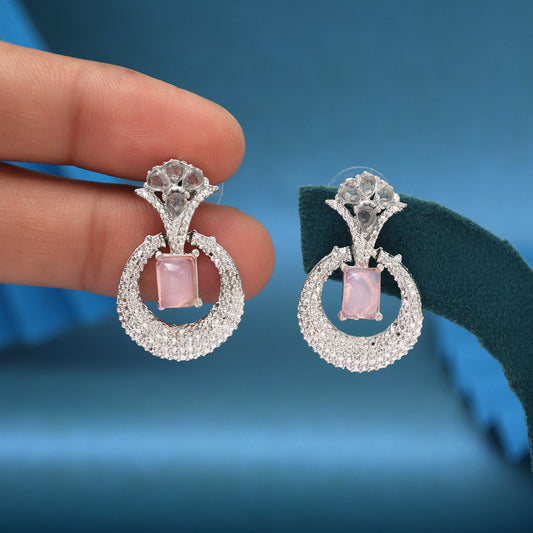 Light Pink Color Fashion Earrings - eindiawholesale.com