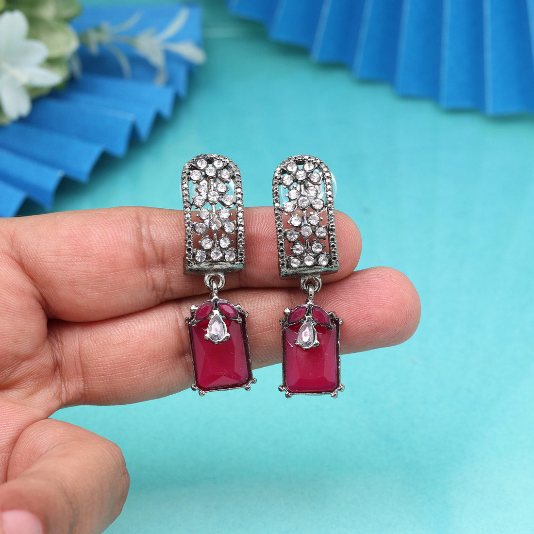 Festival Rani Color Fashion Earrings - Preyans.com