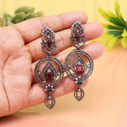 Striking Red Color Fashion Earrings To Turn Heads At Every Event - Preyans.com