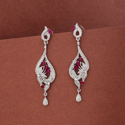 Rani Color Fashion Earrings With Drop Beads And Ethnic Feel - Preyans.com