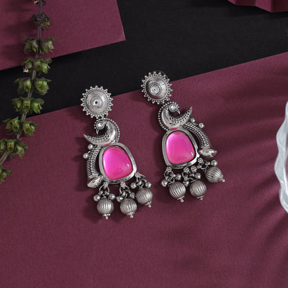 Rani Color Oxidised Earrings (GSE3082RNI) - Preyans.com