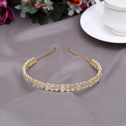 White Color Hair Band (HRP237WHT) - Preyans.com