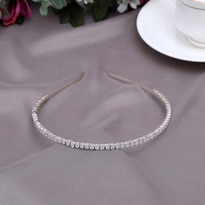 Silver Color Hair Band (HRP239SLV) - Preyans.com