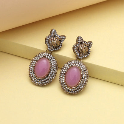 Light Purple Color Kundan Earrings (KDE990LPRP) - Preyans.com