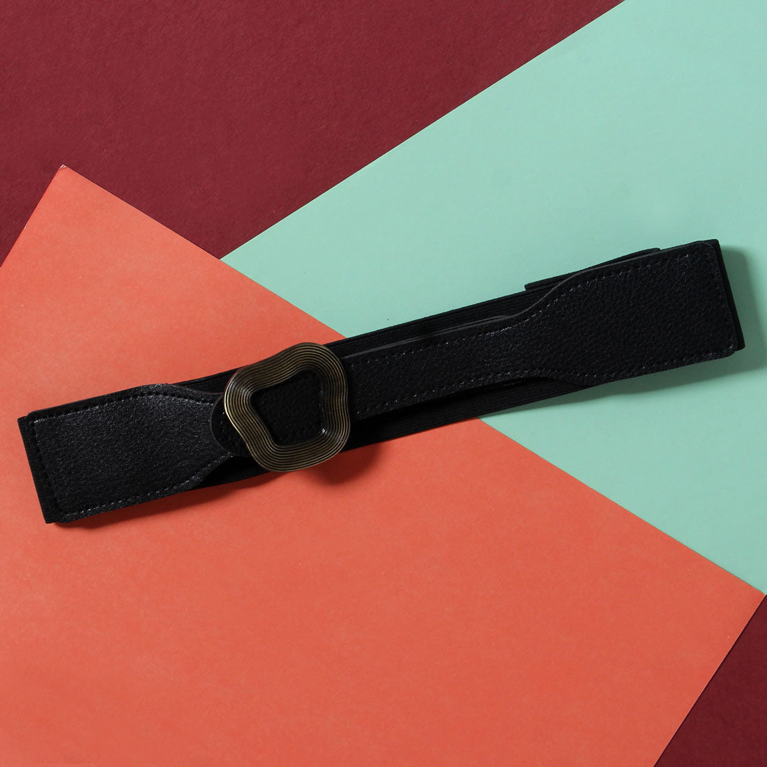 Black Color Kamarband Waist Belt For Women//Girls (KMBND457BLK) - preyans.com