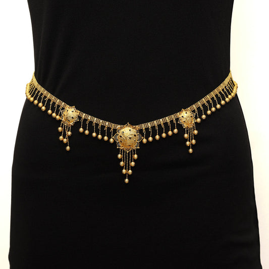 Gold Plated Kamarband Waist Belt For Women//Girls (KMBND469GLD) - preyans.com