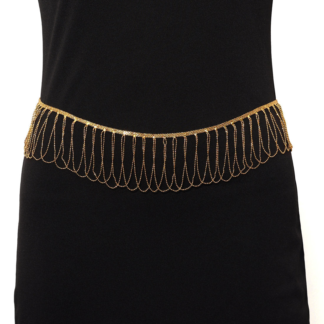 Gold Plated Kamarband Waist Belt For Women//Girls (KMBND480GLD) - preyans.com