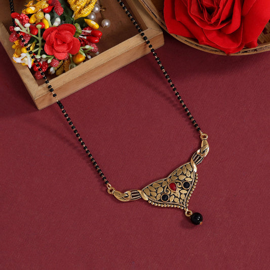 Black Color Mangalsutra (MS293BLK) - preyans.com