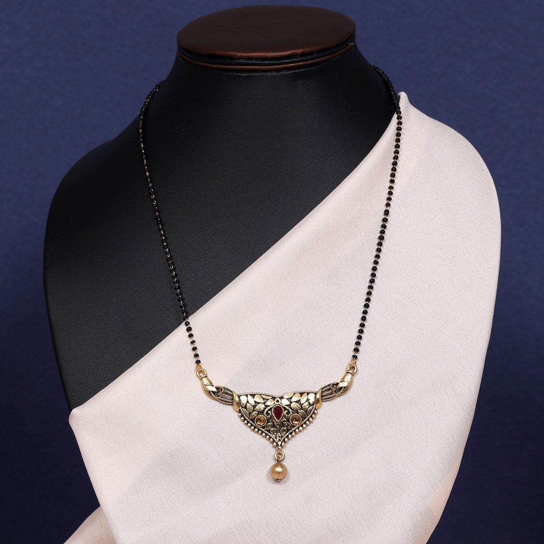 Gold Color Mangalsutra (MS293GLD) - preyans.com