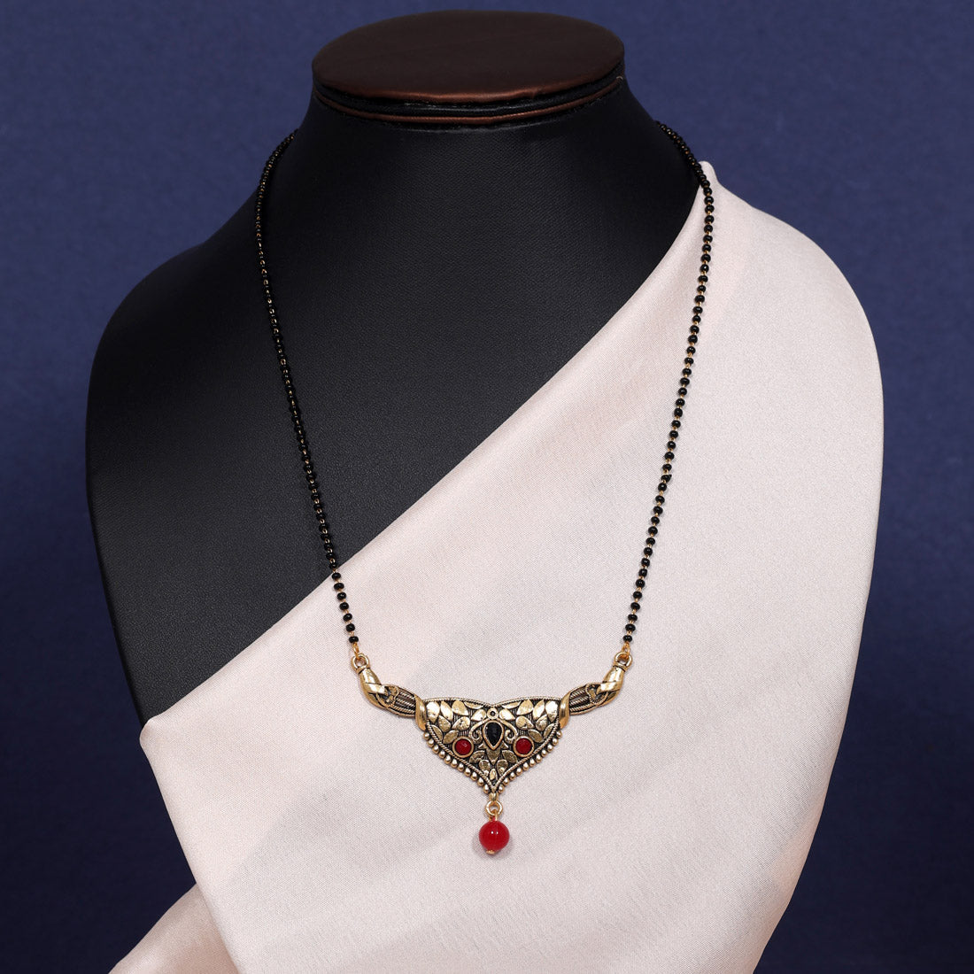 Red Color Mangalsutra (MS293RED) - preyans.com