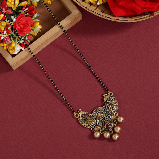 Gold Color Mangalsutra (MS297GLD) - preyans.com