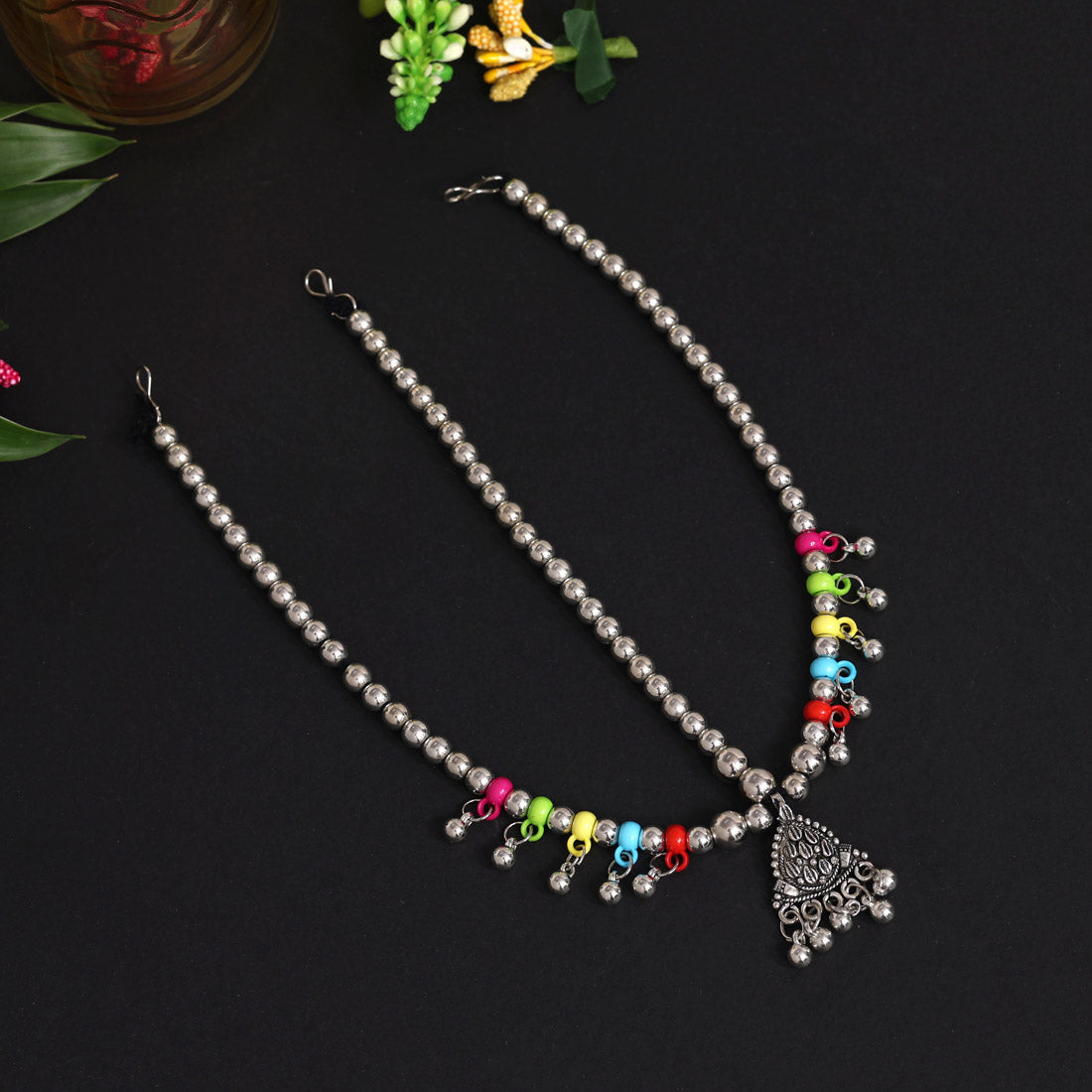 Multi Color Oxidised Matha Patti (MTP342MLT) - preyans.com