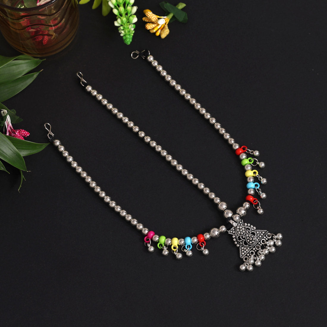 Multi Color Oxidised Matha Patti (MTP344MLT) - preyans.com