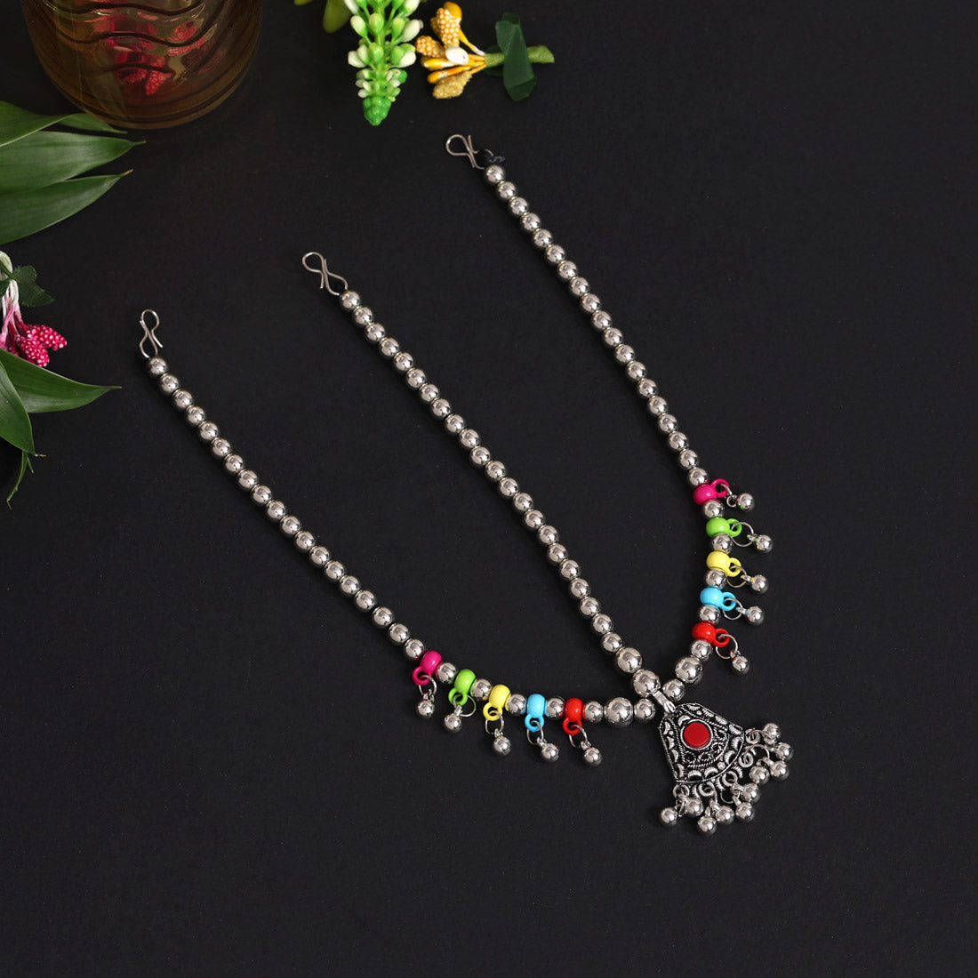 Assorted Color Oxidised Matha Patti (MTP347MLT) - preyans.com