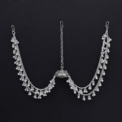 Silver Color Oxidised Matha Patti (MTP403SLV) - Preyans.com